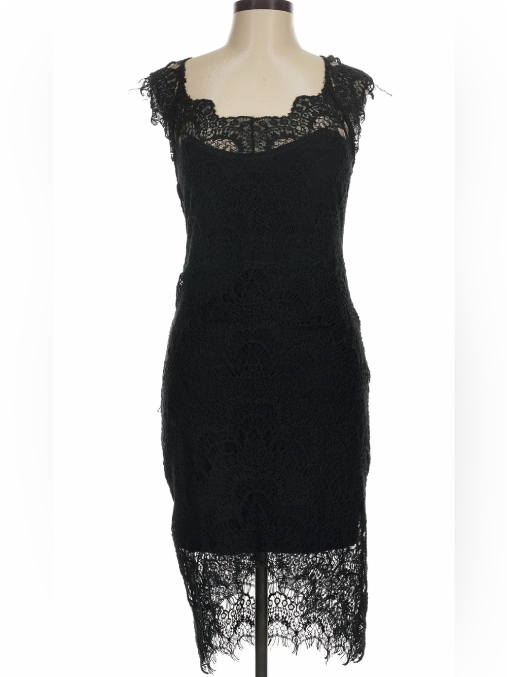Intimately by Free  People Black Lace Cocktail Dress NWOT